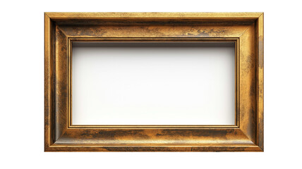 Vintage gold frame: An ornate golden frame with exquisite detailing, providing a classic backdrop for a portrait or artwork, exuding timeless beauty and adding a touch of elegance.