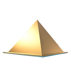 Fototapeta premium pyramid isolated on white