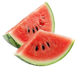 PNG Sliced Watermelon watermelon fruit slices.