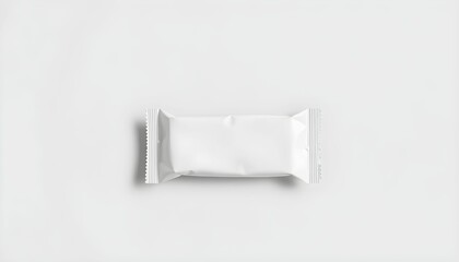 Obraz premium White product packaging, Minimalist design, Blank label, Single object, Studio lighting, Soft shadows, Clean background, Monochrome, Simple composition, Product photography