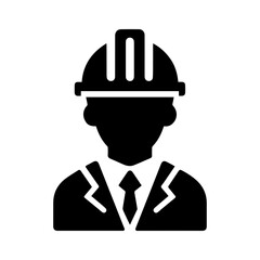 Construction Builder Engineer Worker vector icon 