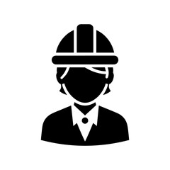 Construction Builder Engineer Worker vector icon 