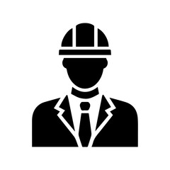 Construction Builder Engineer Worker vector icon 