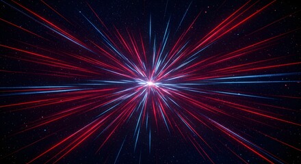 Fototapeta premium Cosmic Light Burst