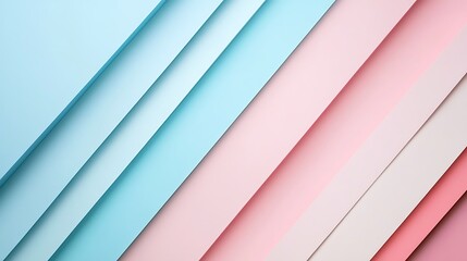 Fototapeta premium Abstract diagonal pastel color layered design