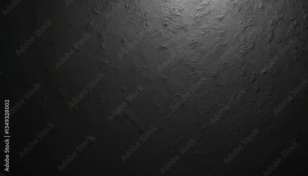 Poster black wall texture background. rough concrete, stone surface with abstract shapes and grey shadows. 