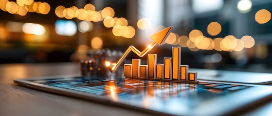 Investment growth strategies for businesses modern office insights on economic expansion and holographic technologies