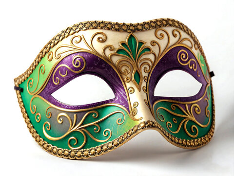 Mardi gras festive carnival mask