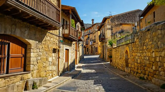 narrow street in the old town of jerusalem