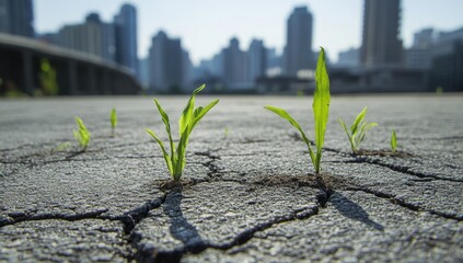 Resilient growth amidst concrete