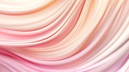 Abstract Pink and Peach Swirling Fabric Design