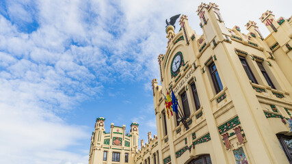 Estacion del Norte in the city of Valencia, Spain.