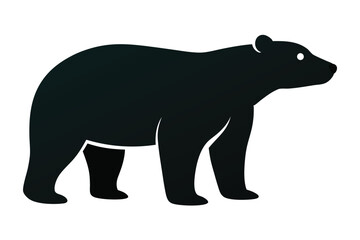 silhouette of a bear