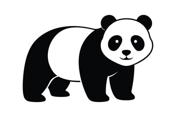 panda with a white background © Newton