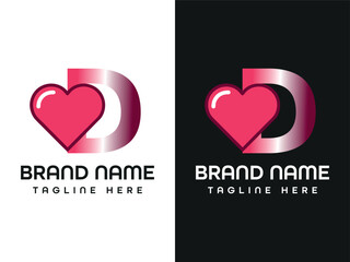 S C N K G H M D Letter Love logo