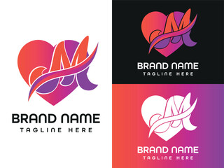 S C N K G H M D Letter Love logo