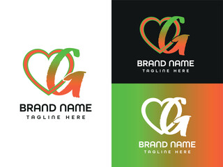 S C N K G H M D Letter Love logo