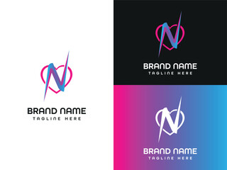 S C N K G H M D Letter Love logo