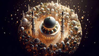 Fantasy Islamic City, Eid Mubarak
