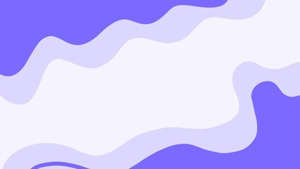 Trendy abstract background with layered purple waves