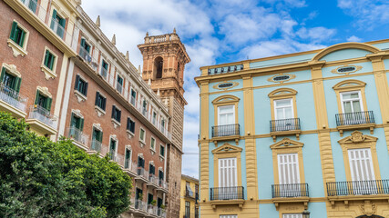 Buildings and monuments in the city of Valencia, Spain.