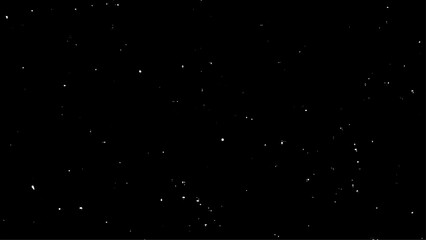 Distressed white grainy texture. Dust overlay textured. Grain noise particles. Snow effects pack. Rusted black background. Vector illustration