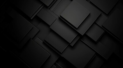 Fototapeta premium Abstract dark geometric squares background