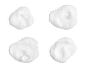 Soap bubbles in the background with a bathtub shot from above. An abstract is a transparent surface product.
