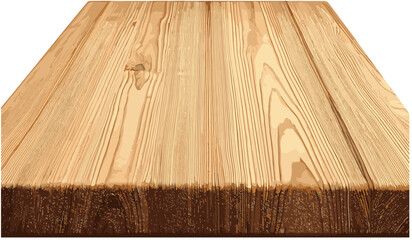Vector pine wood table top empty transparent png cut out background, clear wood texture, rustic table surface, natural wood, isolated wood background, empty wood panel, wooden surface