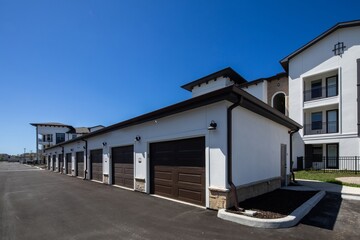 multi car garage in apartment building