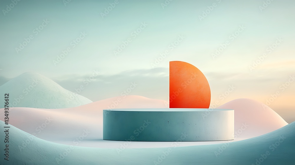 Poster minimalist product display