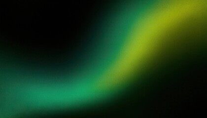 abstract blurred green and yellow light streaks on dark background, soft gradient texture, perfect for background and design

