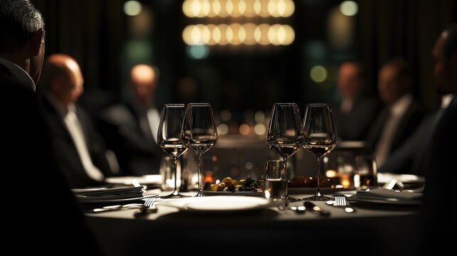 Elegant Dinner Party: A Luxurious Evening