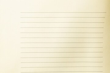 A Close Up Photograph Of A Lined Notebook Page