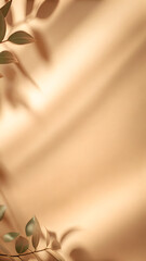 Obraz premium Soft beige background with subtle shadows perfect