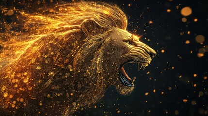 Fiery Lion