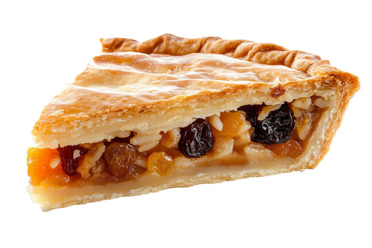 the national pie of Tatar, Chuvash and Bashkir cuisine gubadya. Multi-layer cake for tea, isolated on transparent background