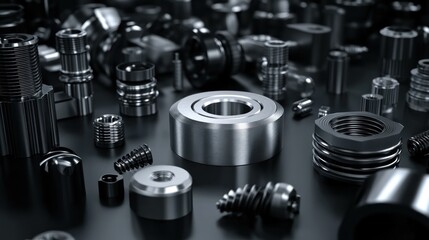 Precision Engineered Components: A Collection of Industrial Machine Parts