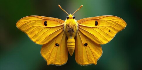 Fototapeta premium Canary shoulder with distinct thorn-like protrusions, insects, moths, Canary Shouldered Thorn Moth