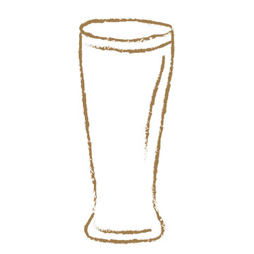 brown sketched beer glass clip art preview
