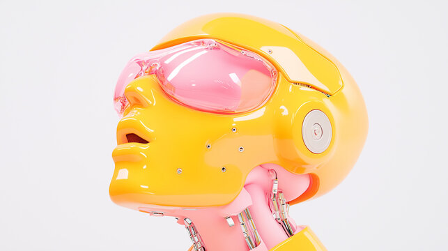 Futuristic Cybernetic Vision The Evolution of AI and Robotics