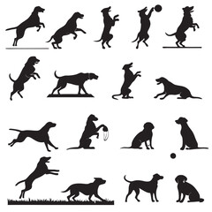 Fototapeta premium 50-dog-pet-activity-silhouettes-vector-image--back (24).eps