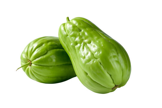 chayote isolated on transparent background