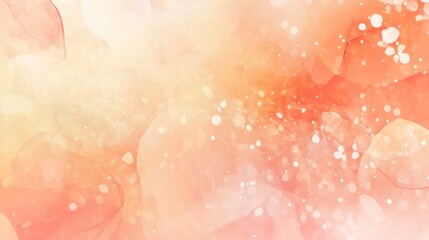 Abstract watercolor background, soft peach and orange hues, light, design element, digital art, use in posters, social media, website