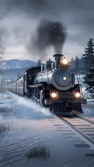 old steam train