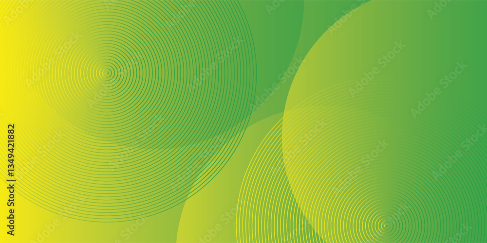 Poster minimal geometric background. dynamic shapes composition. eps10 vector