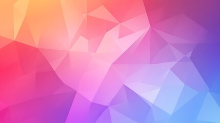 Abstract Geometric Polygonal Gradient Background