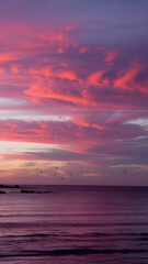 Obraz premium sunset over the sea
