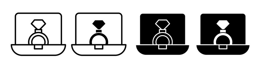 Ring icons pack. vector illustrations designs