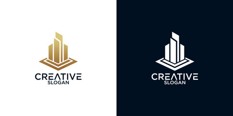 building logo design vector inspiration